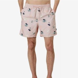 Vans Primary Print Elastic 17" Board Shorts- Rose Smoke